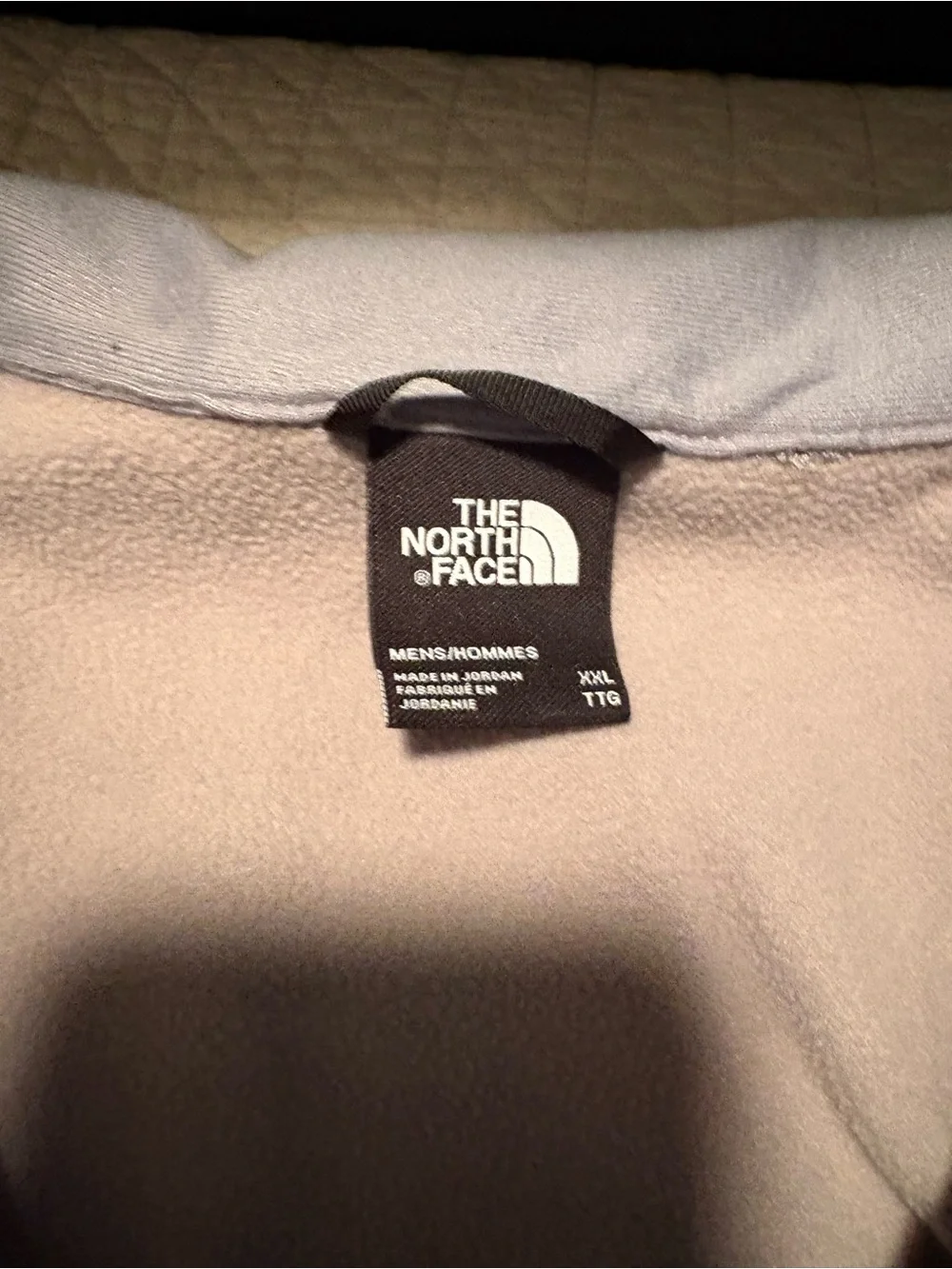 The North Face Men's Heather Gray Quarter-Zip Pullover
